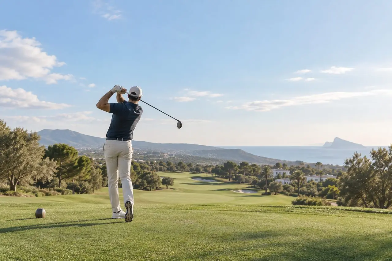 Primera línea de golf