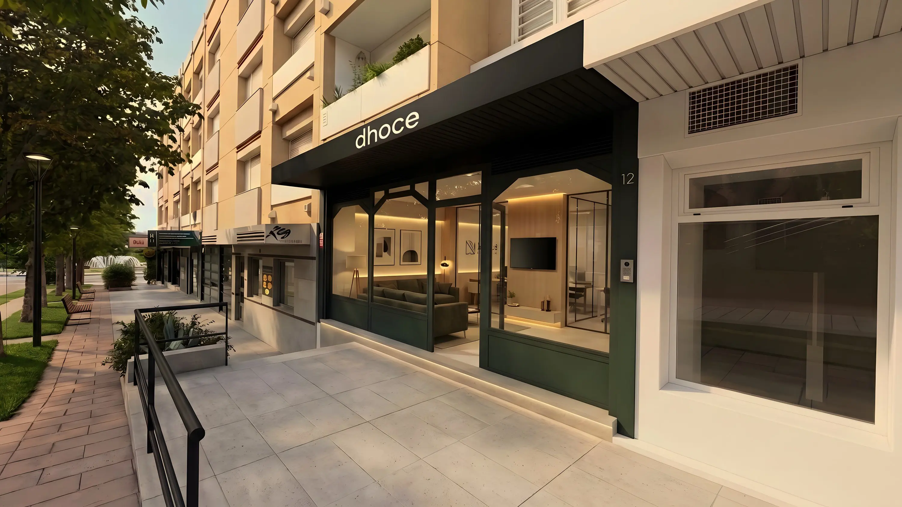Oficina de la inmobiliaria dhoce en Madrid